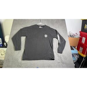 Vintage Bay Side Long Sleeve Graphic T-Shirt Pocket USA Made Men's X-Large‎